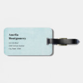 Étiquette À Bagage Whimsical Butterflies in a Jar (Dos horizontal)