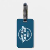 Étiquette À Bagage White River Oregon Kayak (Dos Vertical)