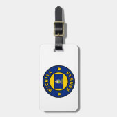 Étiquette À Bagage Wichita Kansas (Devant Vertical)