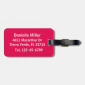 Étiquette À Bagage Wifey Calligraphy Arrière - plan modifiable (Dos horizontal)