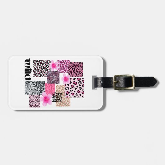 Étiquette À Bagage wild (Devant horizontal)