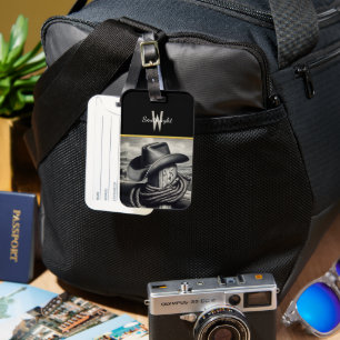 Étiquette À Bagage Wild West Elegance