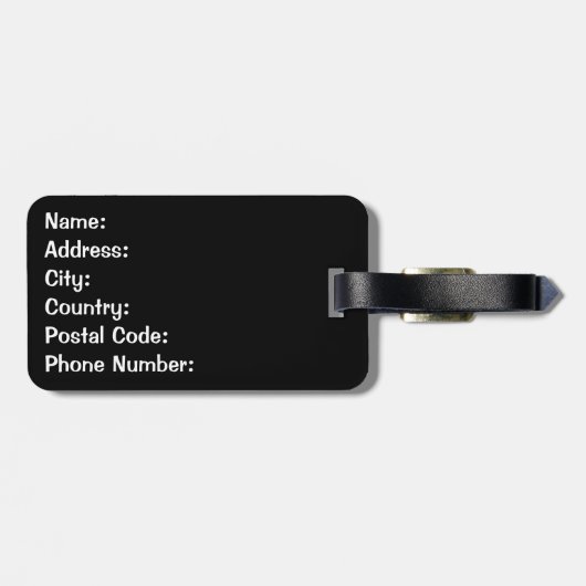 Étiquette À Bagage Wild Wild West (Dos horizontal)