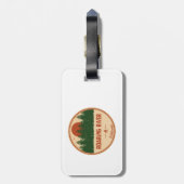 Étiquette À Bagage Wilderness River Roaring (Dos Vertical)