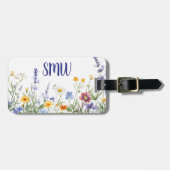 Étiquette À Bagage Wildflower Garden (Devant horizontal)