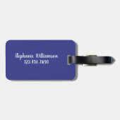 Étiquette À Bagage Wildflower Garden (Dos horizontal)