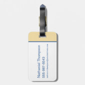 Étiquette À Bagage WILE E. COYOTE™ Shocked Expression (Dos Vertical)