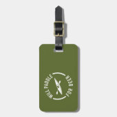 Étiquette À Bagage Will Paddle for Beer (Devant Vertical)