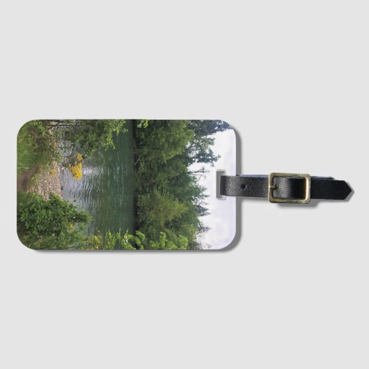 Étiquette À Bagage Willamette River, Elijah Bristow State Park (Devant Horizontal)