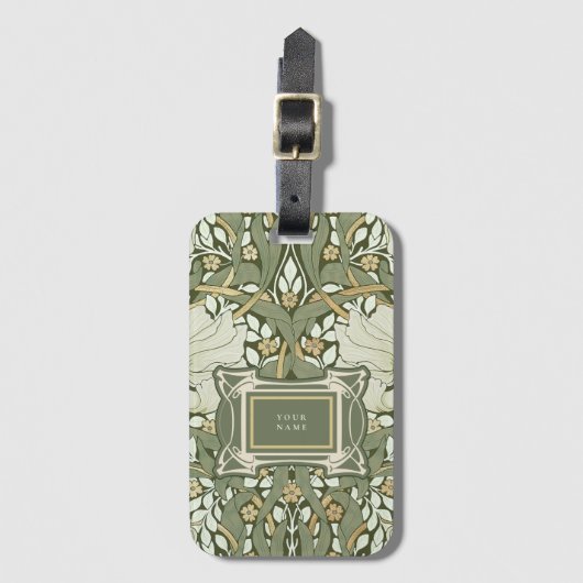 Étiquette À Bagage William Morris (Devant Vertical)