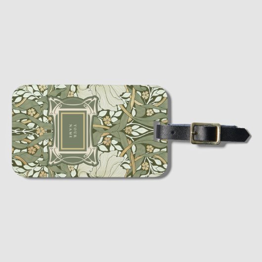 Étiquette À Bagage William Morris (Devant Horizontal)