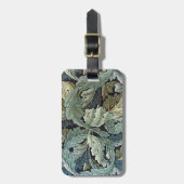 Étiquette À Bagage William Morris Acanthus Feuilles (Devant Vertical)