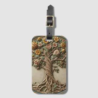 Étiquette À Bagage William Morris arbre de vie Vintage préraphaélite