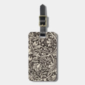 Étiquette À Bagage William Morris Daffodil Papier peint floral (Devant Vertical)