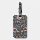 Étiquette À Bagage William Morris Evenlode Textile Art Floral (Dos Vertical)