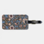 Étiquette À Bagage William Morris Evenlode Textile Art Floral (Dos horizontal)