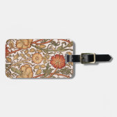 Étiquette À Bagage William Morris Rose Flower Fond d'écran Motif (Devant horizontal)