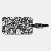 Étiquette À Bagage William Morris Vin de raisin noir blanc (Devant horizontal)