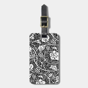 Étiquette À Bagage William Morris Vin de raisin noir blanc