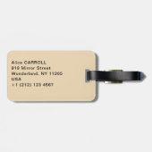 Étiquette À Bagage William Turner - Le Couchage Du Soleil À Travers L (Dos horizontal)