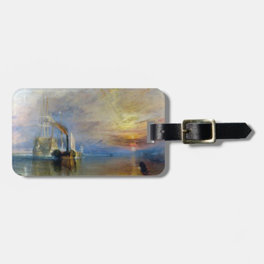 Étiquette À Bagage William Turner - Le Temeraire de combat (Devant horizontal)