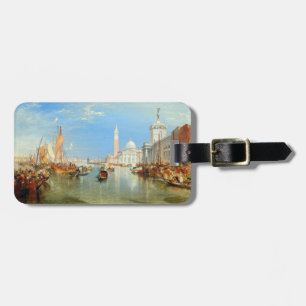Étiquette À Bagage William Turner - Venise, la Dogana et San Giorgio