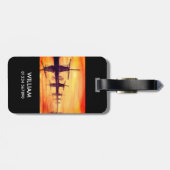 Étiquette À Bagage Windmills Sunset (Dos horizontal)