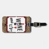 Étiquette À Bagage Wine je ! (Devant horizontal)