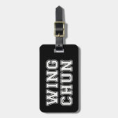 Étiquette À Bagage Wing Chun (Devant Vertical)
