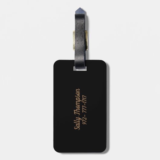 Étiquette À Bagage Wink (Dos Vertical)