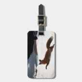 ÉTIQUETTE À BAGAGE WINSLOW HOMER : CHASSE À RENARD, 1893 (Devant Vertical)