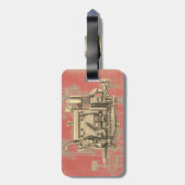 Étiquette À Bagage Wisconsin Moteur Milwaukee Wisconsin Moteur à gaz (Dos Vertical)