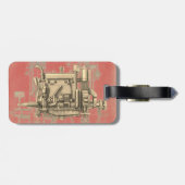 Étiquette À Bagage Wisconsin Moteur Milwaukee Wisconsin Moteur à gaz (Dos horizontal)