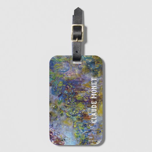 Étiquette À Bagage Wisteria (moitié droite) par Claude Monet (Devant Vertical)