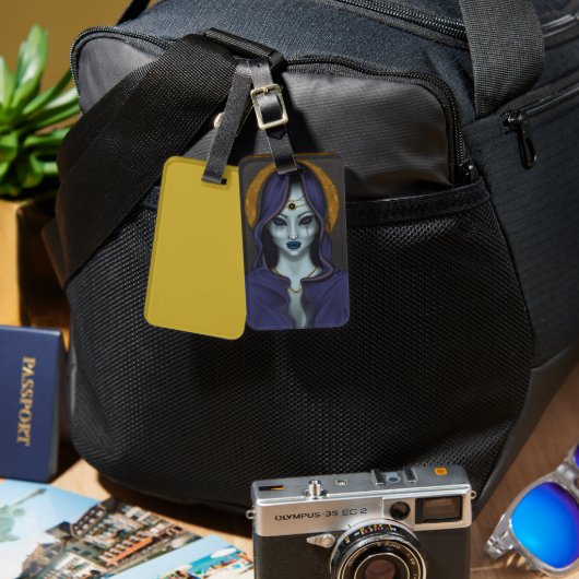 Étiquette À Bagage witch (Recto & Verso)