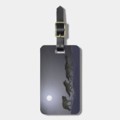 Étiquette À Bagage Wolf Pack  (Devant Vertical)