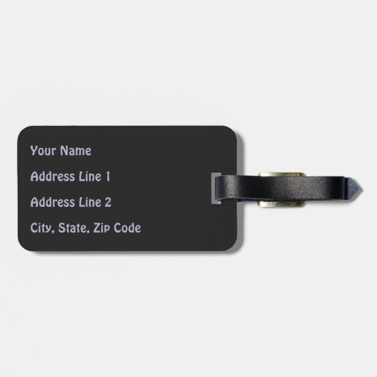 Étiquette À Bagage Wolf Pack (Dos horizontal)