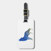 Étiquette À Bagage Wolf Tree (Devant Vertical)