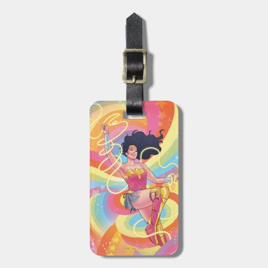 Étiquette À Bagage Wonder Woman #773 DC Pride Comic Cover (Devant Vertical)