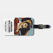 Étiquette À Bagage Wonder Woman Bombshell Name Graphic (Dos horizontal)