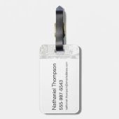 Étiquette À Bagage Wonder Woman Crossed Arms dans le logo collage (Dos Vertical)