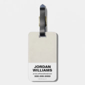 Étiquette À Bagage Wonder Woman Lutte Pour La Justice (Dos Vertical)