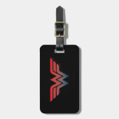 Étiquette À Bagage Wonder Woman Red Blue Gradient Logo (Devant Vertical)
