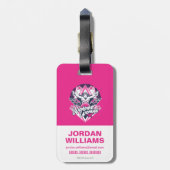 Étiquette À Bagage Wonder Woman Retro Glam Rock Graphic (Dos Vertical)