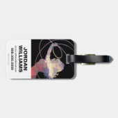 Étiquette À Bagage Wonder Woman Sunset Sky Silhouette (Dos horizontal)