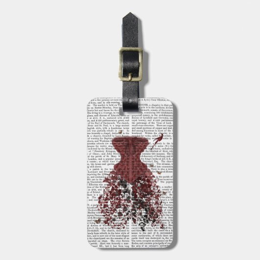 Étiquette À Bagage Woodland Corset 2 (Devant Vertical)