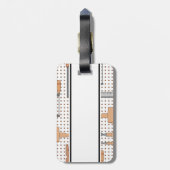 Étiquette À Bagage Woodshop (Dos Vertical)