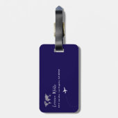 Étiquette À Bagage World Adventures - voilà... (Dos Vertical)