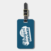 Étiquette À Bagage Worlds Okayest Drummer (Devant Vertical)