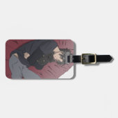 Étiquette À Bagage Wriothesal avec l'impact genshin chien Fanart sur  (Devant horizontal)